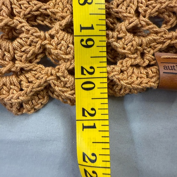 Homemade Crochet Halter Top in Mustard - Picture 4 of 5